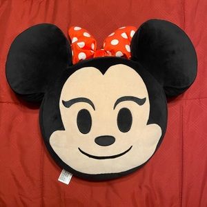 Disney Parks Minnie Mouse Emoji Plush Pillow